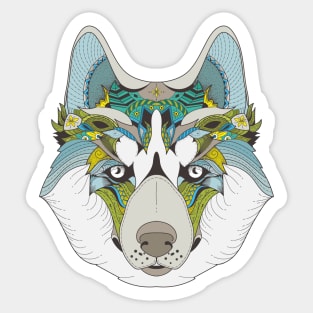 Husky Dog Siberian Alaskan Sticker